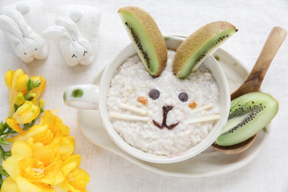 rabbit oatmeal breakfast for kids
